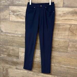 Lululemon Dark Blue Trousers size 28 waist.